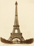 Looking Through the Eiffel Legs of the Tower