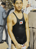 Miyazaki, Aged 16 (Japan), Winner of 100 Metre Freestyle, Beating Weissmuller's Record Photographic Print