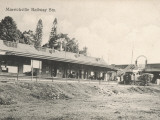 Marrickville Railway Station, New South Wales, Australia in the 1900s
