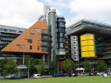 Modern Buildings in Linkstrasse, Near the Potsdamer Platz in Berlin, Germany