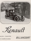 A Renault Is Photographed Near Some Trees, Outside a Chateau or Something