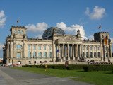 Front View of the Reichstag Building, Berlin, Germany