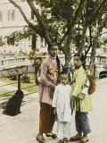 Slave Girls Carrying Young Children - Hong Kong