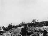 Allied Forces Attacking from the Trenches at Gallipoli During World War I Photographic Print