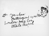 A Sample of the Handwriting of Jack the Ripper from One of the Envelopes He Sent