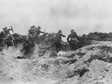Allies Attack across Trenches During World War I at Gallipoli Photographic Print