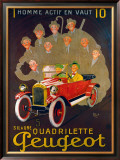 Buy Quadreilette Peugeot at AllPosters.com
