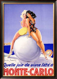 Monte Carlo, Quelle Joie Framed Giclee Print