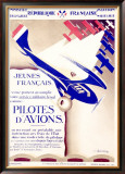 Buy Pilotes d'Avions at AllPosters.com
