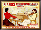 Buy Pianos Delmouly at AllPosters.com