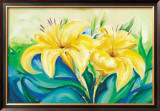 Buy Two Golden Lilies at AllPosters.com