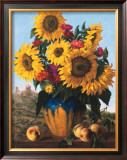 Buy Sunflowers over Castle Ruin at AllPosters.com
