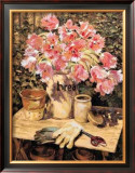 Parrot Tulips in a Bread Crock