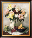 Buy Peach Peonies and Irises at AllPosters.com