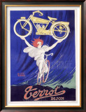 Terrot and Cie Motorcycle Framed Giclee Print