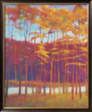 Buy Red Trees at Creek at AllPosters.com