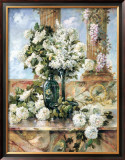 Hydrangeas in Bloom Framed Art Print
