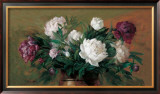 Buy White and Purple Peonies at AllPosters.com