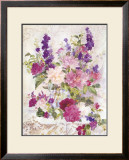 Peonies and Delphinium