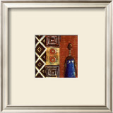 La Femme Bleue Framed Art Print