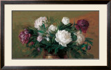 Buy White and Purple Peonies at AllPosters.com