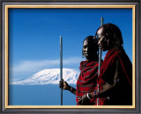 Buy Masai Warriors, Ambosiele Park, Kenya at AllPosters.com