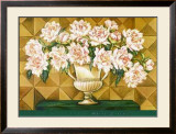White Blooms Framed Art Print