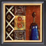 La Femme Bleue Framed Art Print