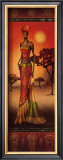 Masai Lady at Sunset