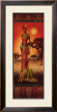 Masai Lady at Sunset