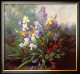 Buy Landscape with Irises at AllPosters.com
