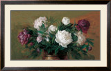 Buy White and Purple Peonies at AllPosters.com