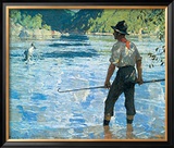 Buy Salmon Fishing, 1927 at AllPosters.com