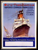Buy Transatlantique, Vapores Correos Franceses at AllPosters.com