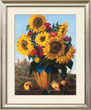 Buy Sunflowers over Castle Ruin at AllPosters.com