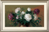 Buy White and Purple Peonies at AllPosters.com