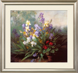 Buy Landscape with Irises at AllPosters.com