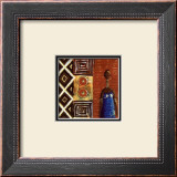 La Femme Bleue Framed Art Print