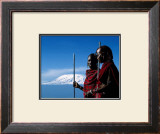 Buy Masai Warriors, Ambosiele Park, Kenya at AllPosters.com