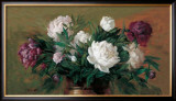 Buy White and Purple Peonies at AllPosters.com