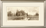 The Meadow Brook in Sepia