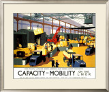 Buy Capacity/Mobility on the LNER, LNER Poster, 1933 at AllPosters.com