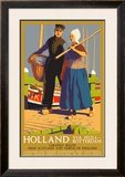 Holland Via Hull-Rotterdam, LNER Poster, 1923-1947