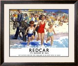 Redcar Framed Giclee Print