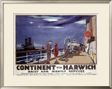Continent via Harwich