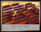 Buy British Railways Locomotives, BR Poster, circa 1950s at AllPosters.com
