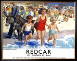 Redcar Framed Giclee Print