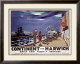 Continent via Harwich
