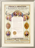 Presidents Proclamation at 1903 World's Fair