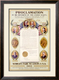 Presidents Proclamation at 1903 World's Fair